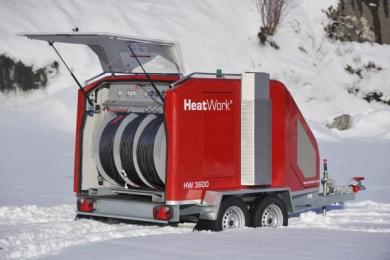 Tjältiningsaggregat på släp, diesel, 90 kW