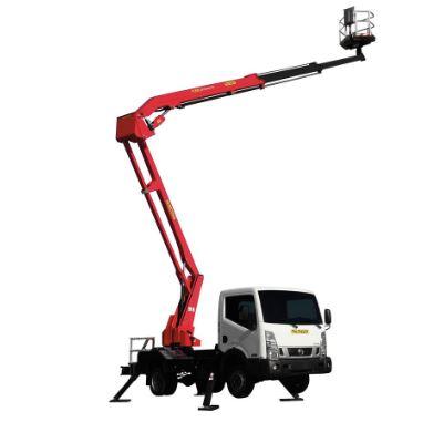 Bilmonterad lift med stödb, plattformshöjd \u003c 22 m